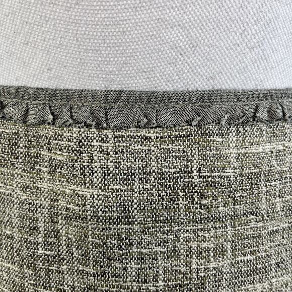 Ann Taylor Skirt sz 4 Silver Sparkle Tweed Straight Pencil Knee Cocktail Wedding - Picture 4 of 9